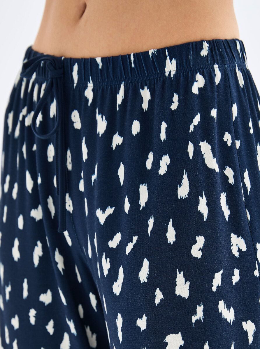 Kadın Pijama Altı 52076 - Desenli - 4