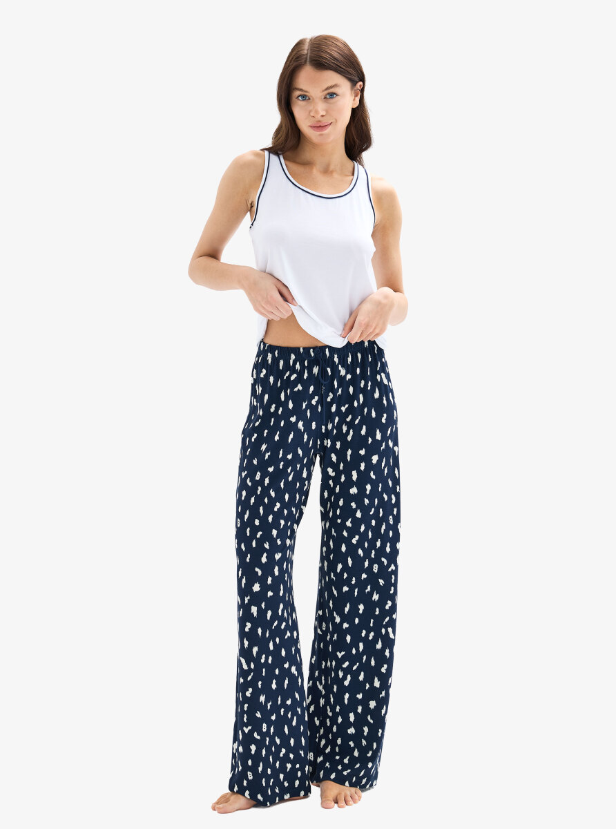 Kadın Pijama Altı 52076 - Desenli - 5