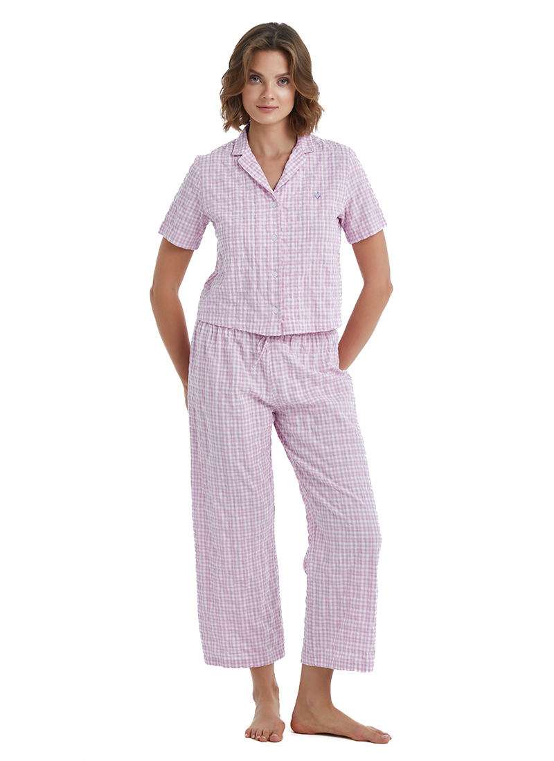 Kadın Pijama Altı 60412 - Pembe - Blackspade