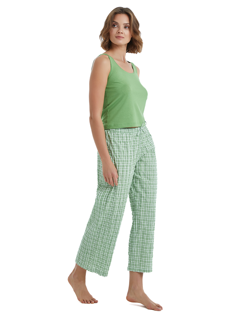Kadın Pijama Altı 60412 - Yeşil - 3