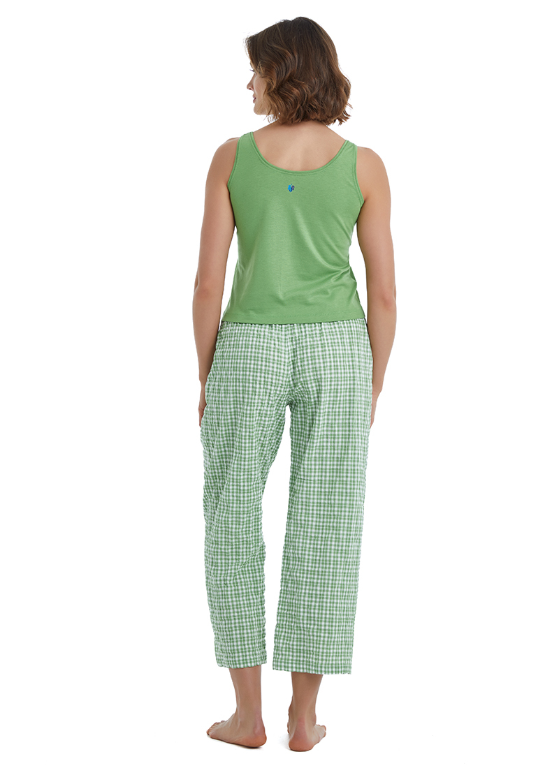 Kadın Pijama Altı 60412 - Yeşil - 2