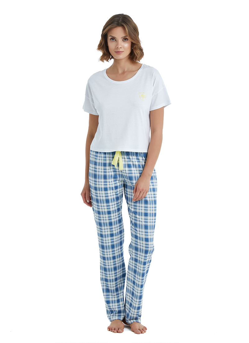 Kadın Pijama Altı 60432 - Mavi - 3