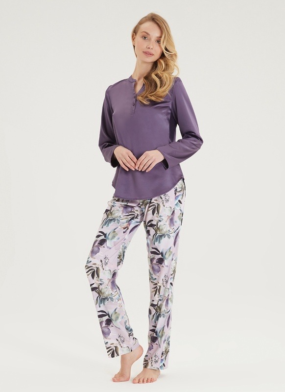 Kadın Pijama Takımı 50314 - Mor - 1