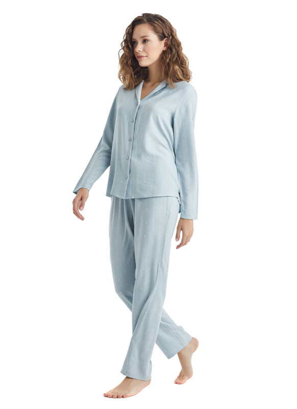 Kadın Pijama Takımı 51221 - Desenli - 4
