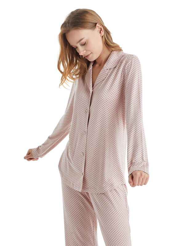 Kadın Pijama Takımı 51233 - Desenli - 3