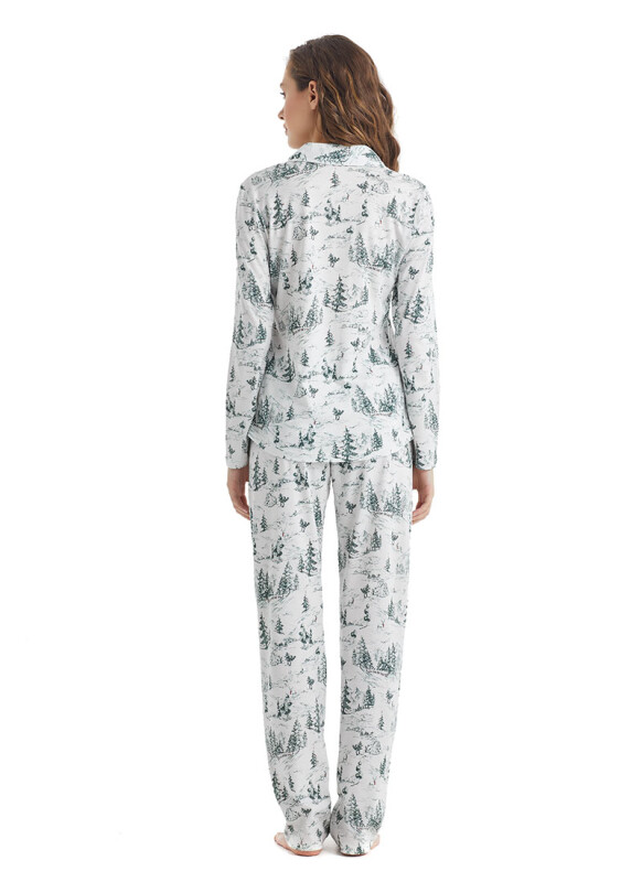 Kadın Pijama Takımı 51235 - Desenli - 2