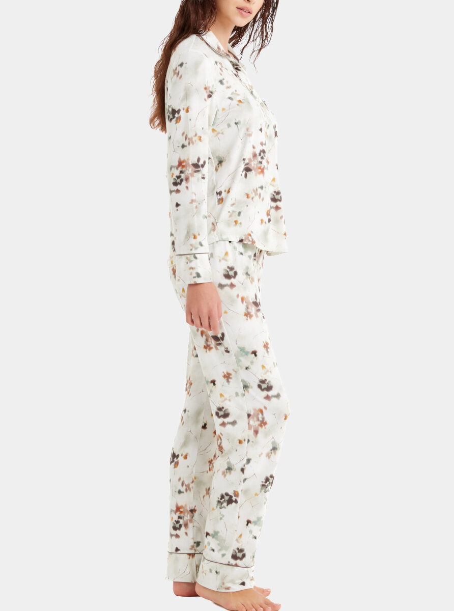 Kadın Pijama Takımı 51619 - Desenli - 4