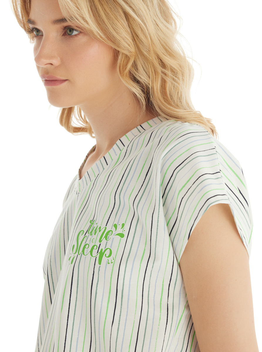 Kadın Pijama Takımı 51807 - Desenli - 3
