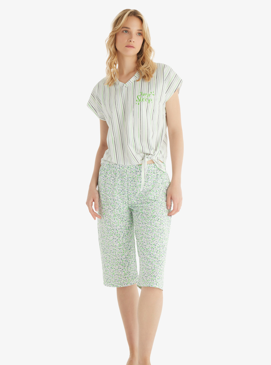 Kadın Pijama Takımı 51807 - Desenli - Blackspade