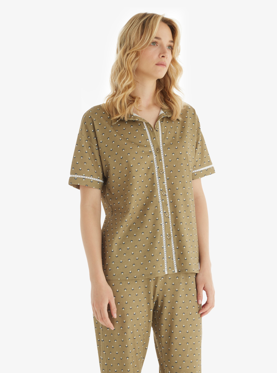 Kadın Pijama Takımı 51860 - Desenli - Blackspade