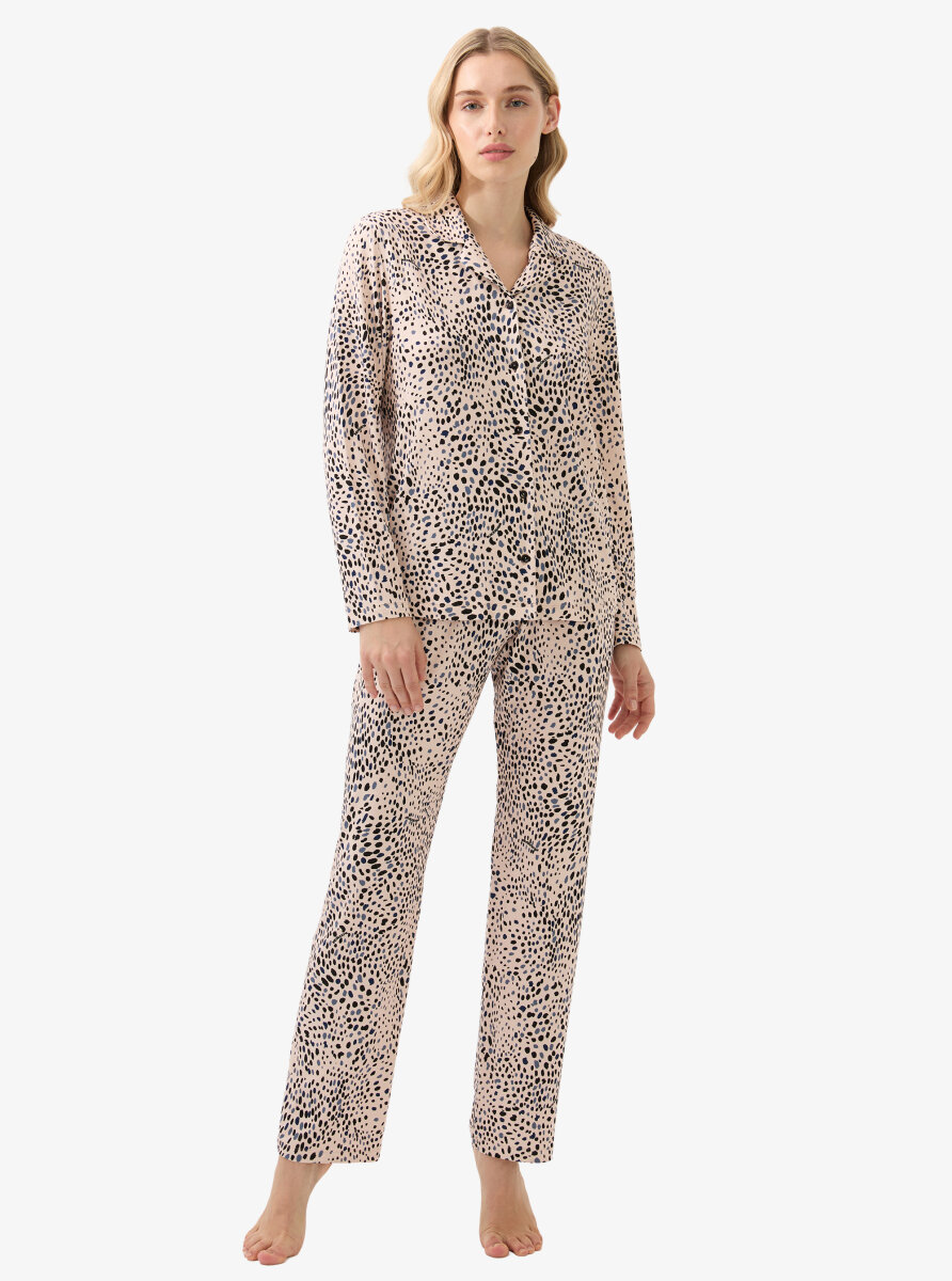 Kadın Pijama Takımı 51918 - Baskılı - 1