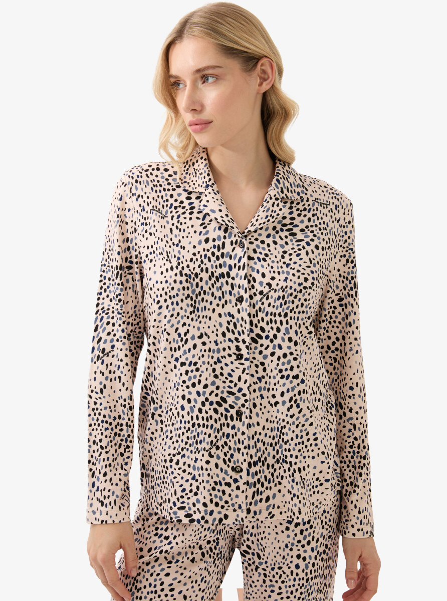 Kadın Pijama Takımı 51918 - Baskılı - 2