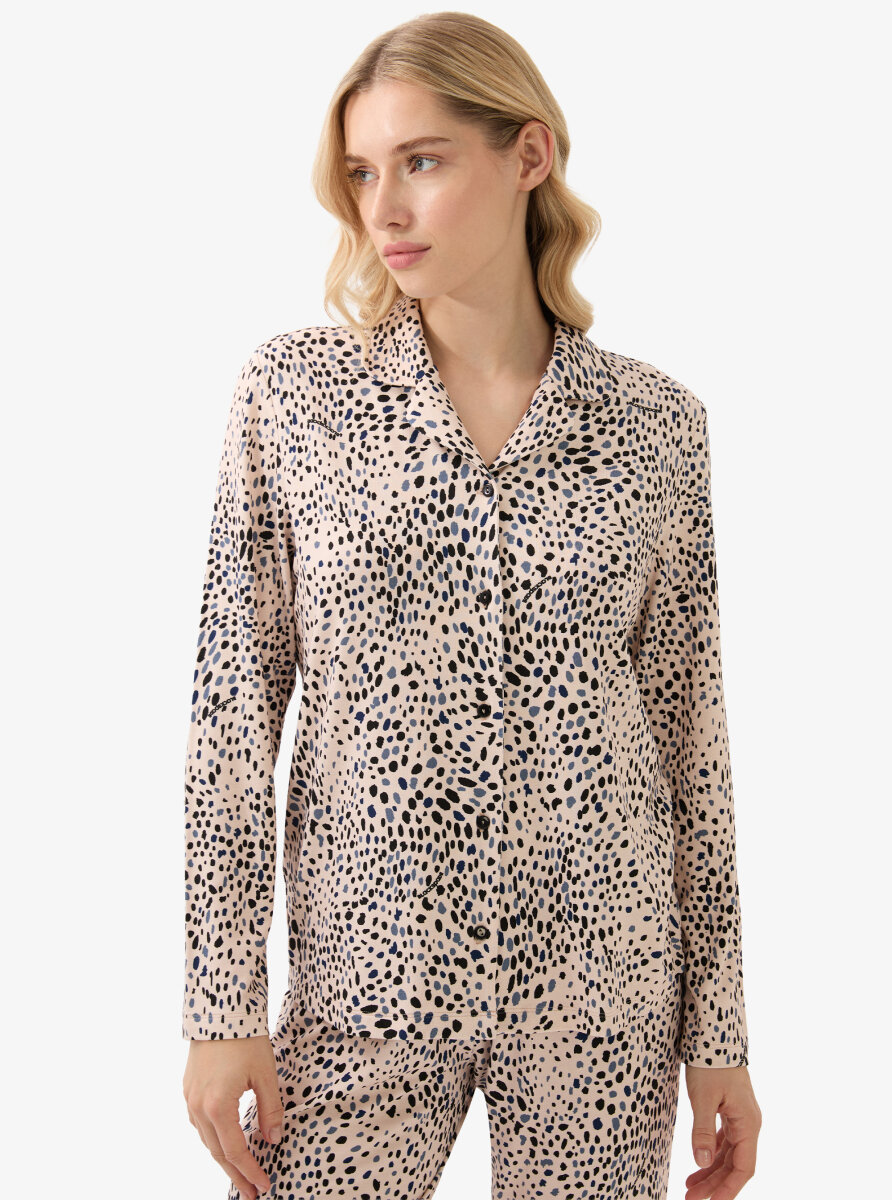 Kadın Pijama Takımı 51918 - Baskılı - 1