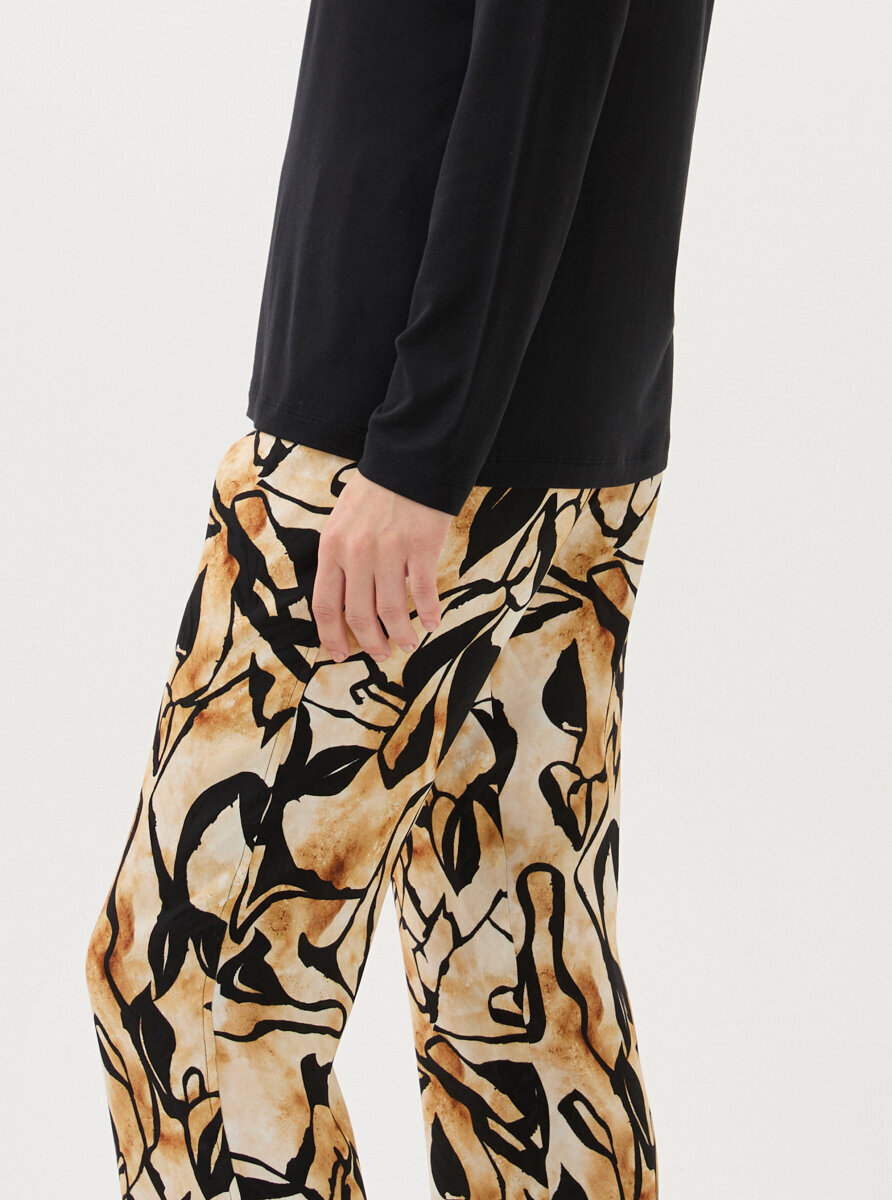 Kadın Pijama Takımı 51927 - Siyah - 5