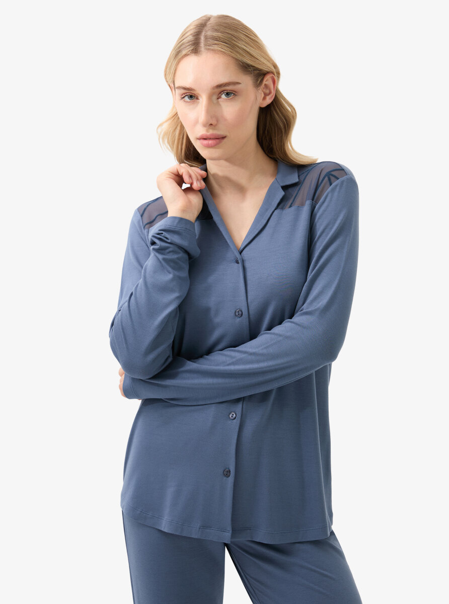 Kadın Pijama Takımı 51932 - Mavi - 1
