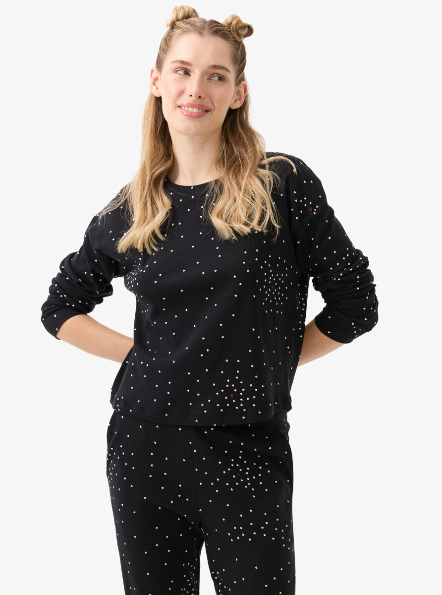 Kadın Pijama Takımı 51945 - Baskılı - 1