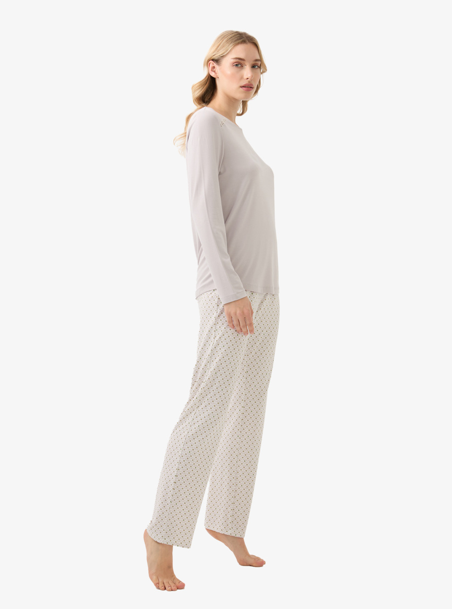 Kadın Pijama Takımı 51962 - Gri - 5