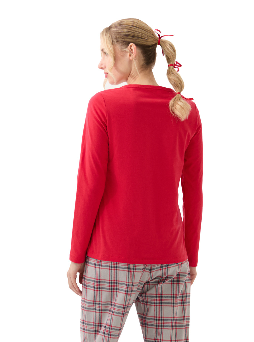 Kadın Pijama Takımı 51966 - Kırmızı - 2