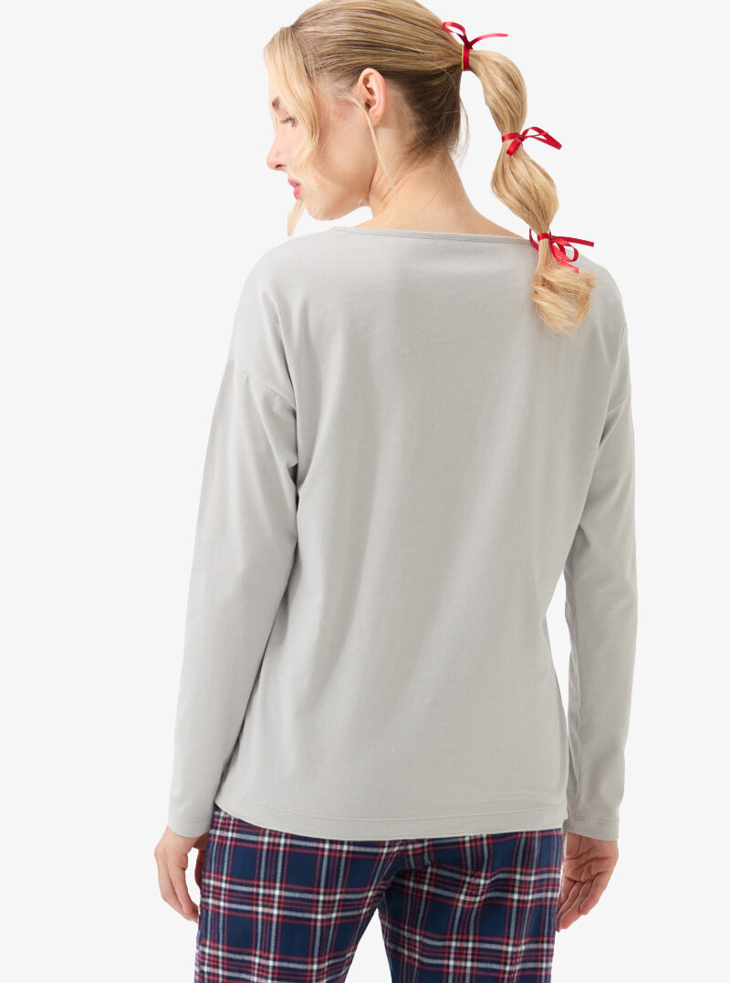 Kadın Pijama Takımı 51967 - Gri - 2