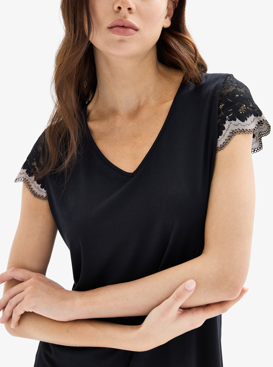 Kadın Pijama Takımı 52003 - Siyah - 5