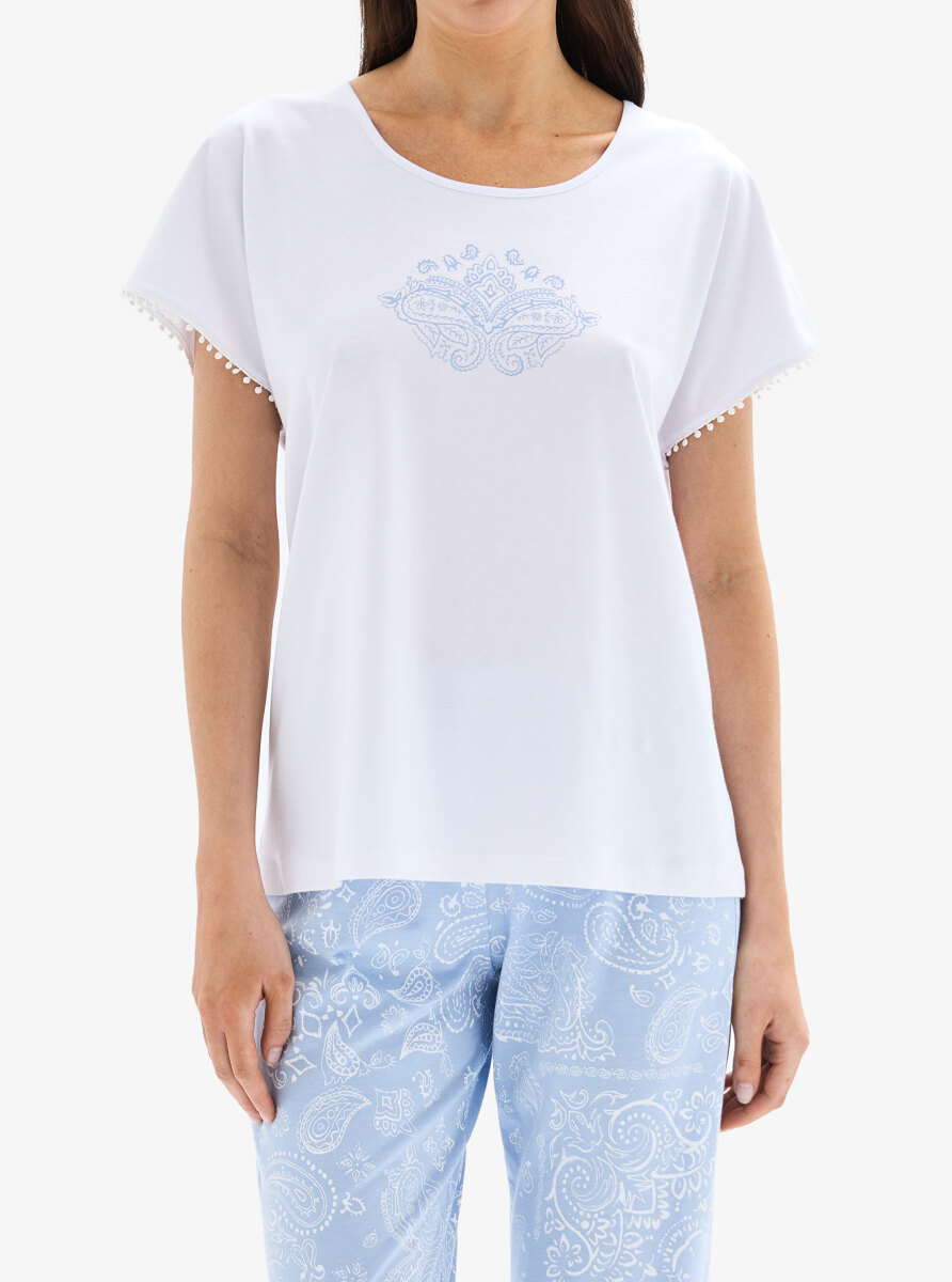 Kadın Pijama Takımı 52027 - Beyaz - 2