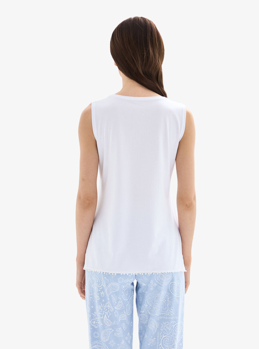 Kadın Pijama Takımı 52029 - Beyaz - Blackspade (1)
