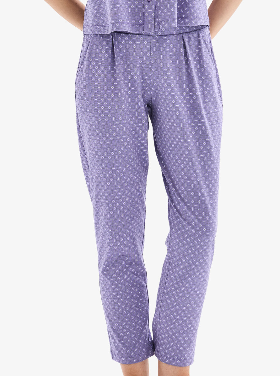 Kadın Pijama Takımı 52038 - Mor - 4