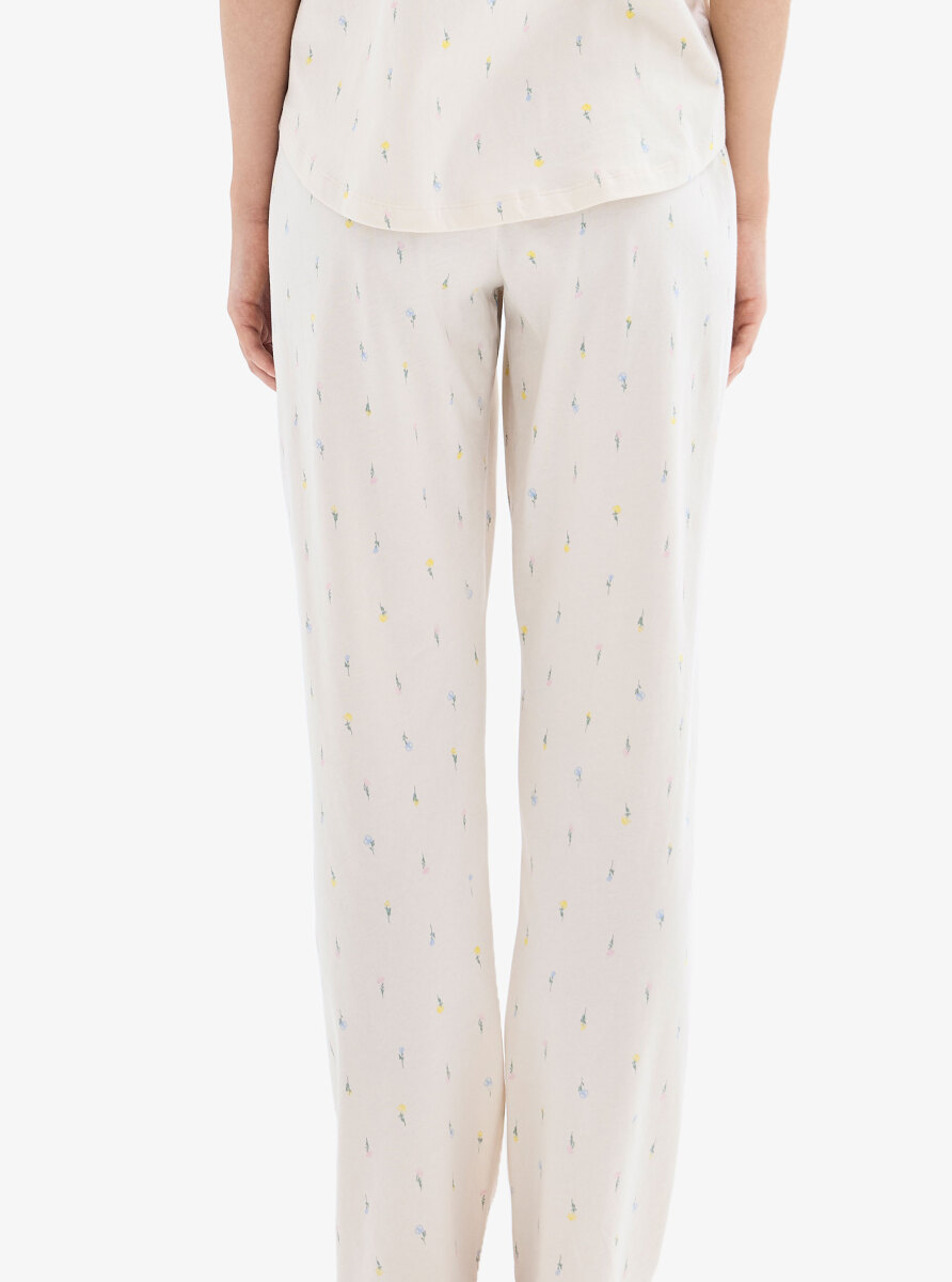 Kadın Pijama Takımı 52056 - Baskılı - 7