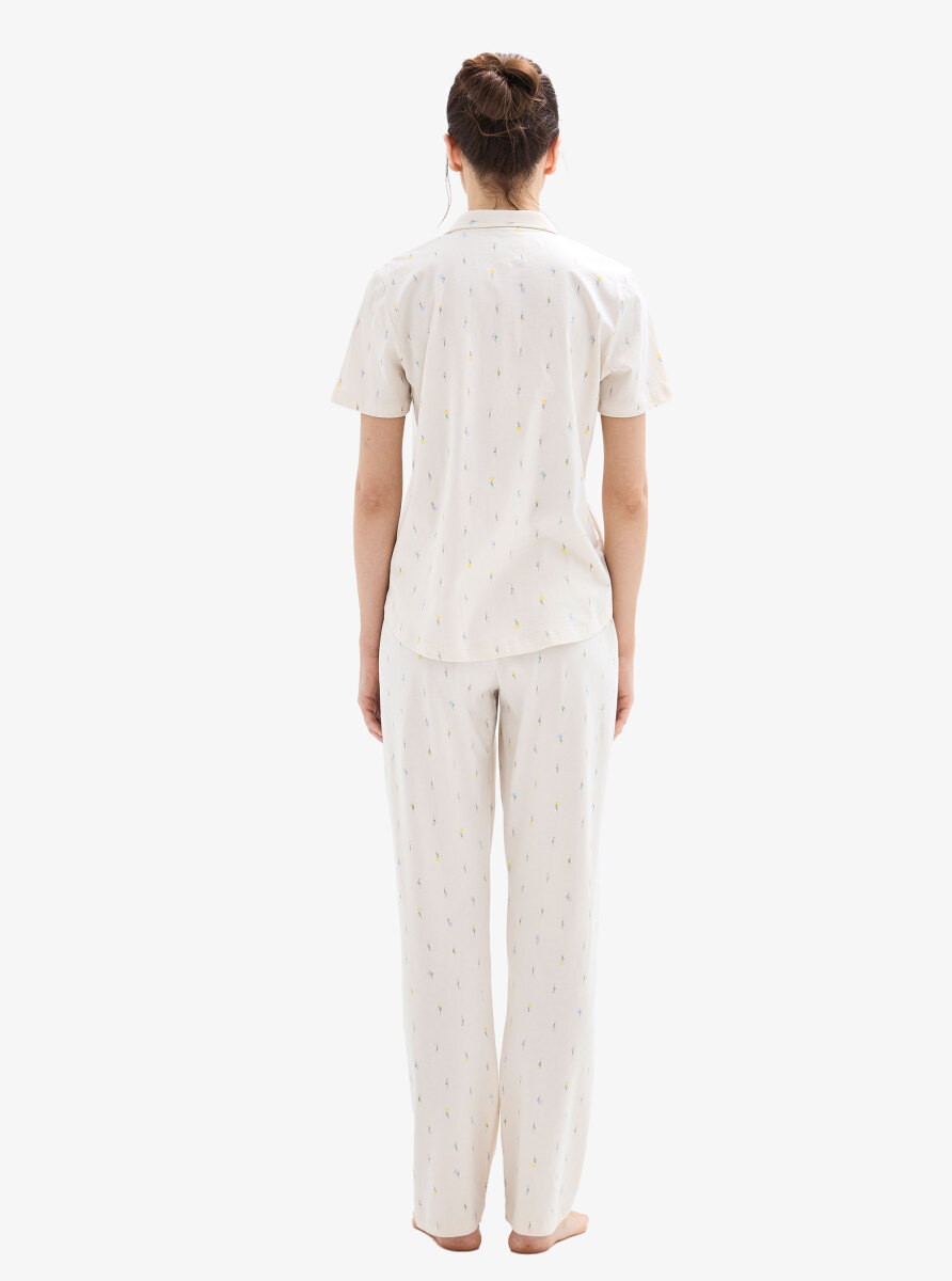 Kadın Pijama Takımı 52056 - Baskılı - 5