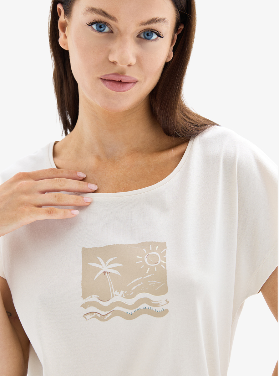 Kadın Pijama Takımı 52068 - Krem - 3