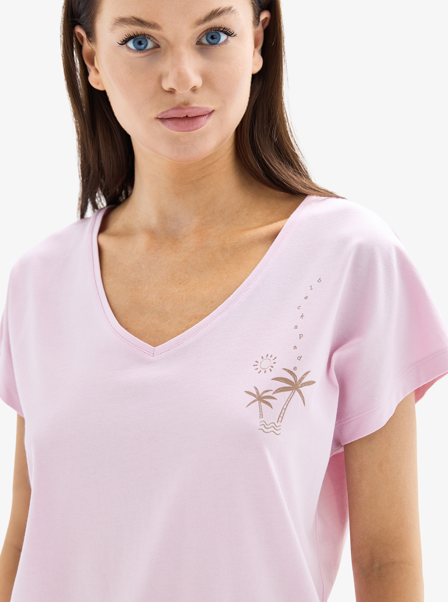 Kadın Pijama Takımı 52069 - Pembe - 3