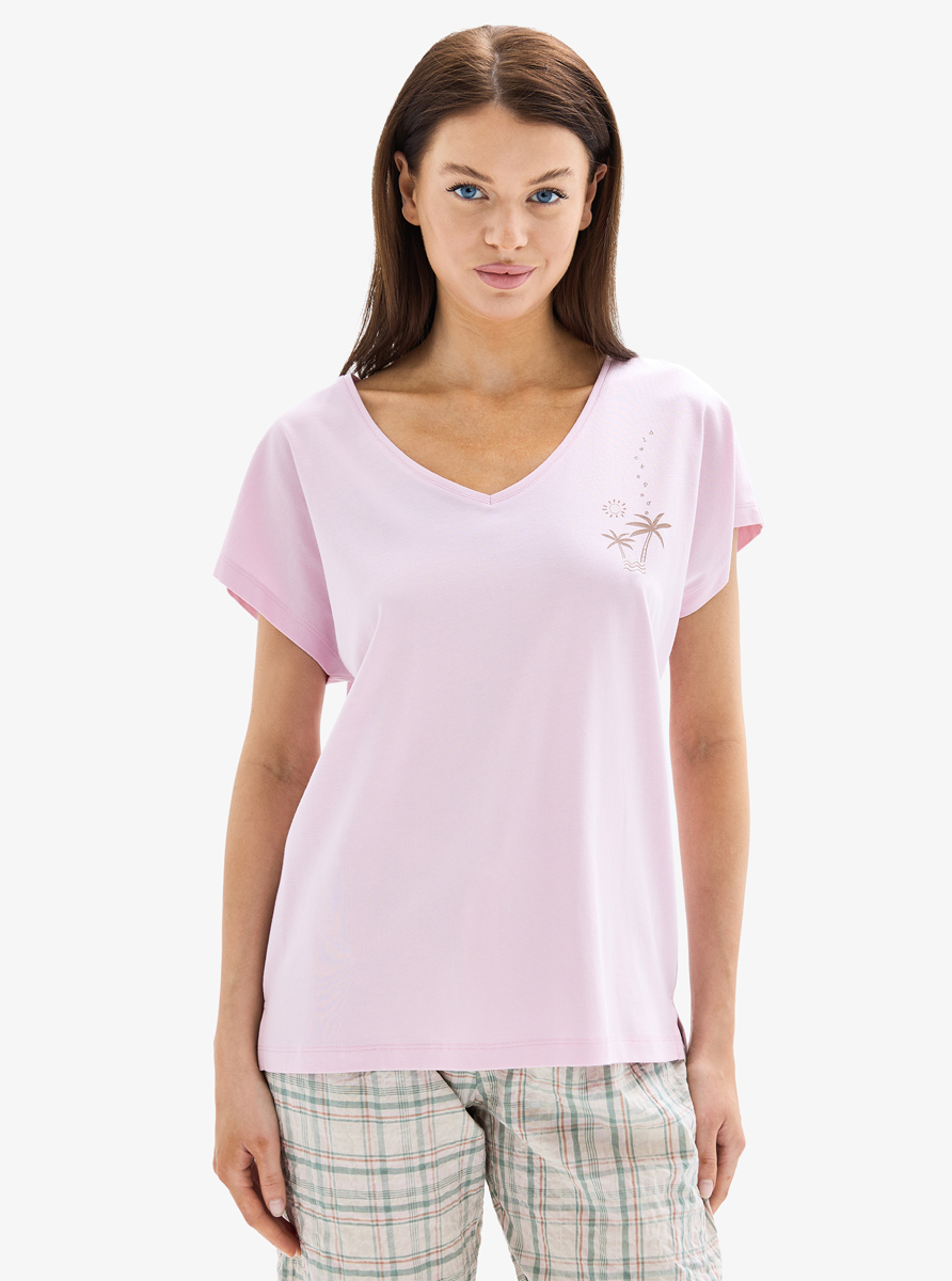 Kadın Pijama Takımı 52069 - Pembe - 1