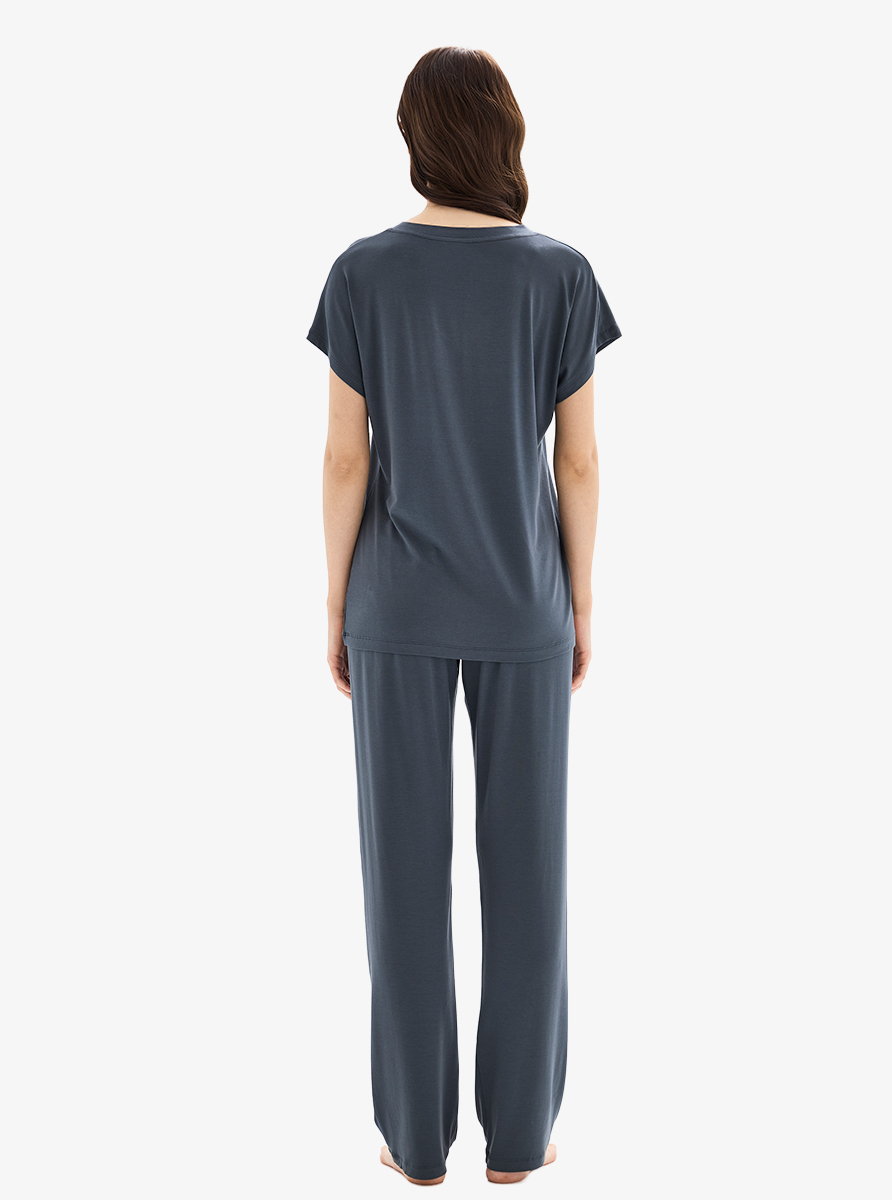 Kadın Pijama Takımı 52085 - Antrasit - 4