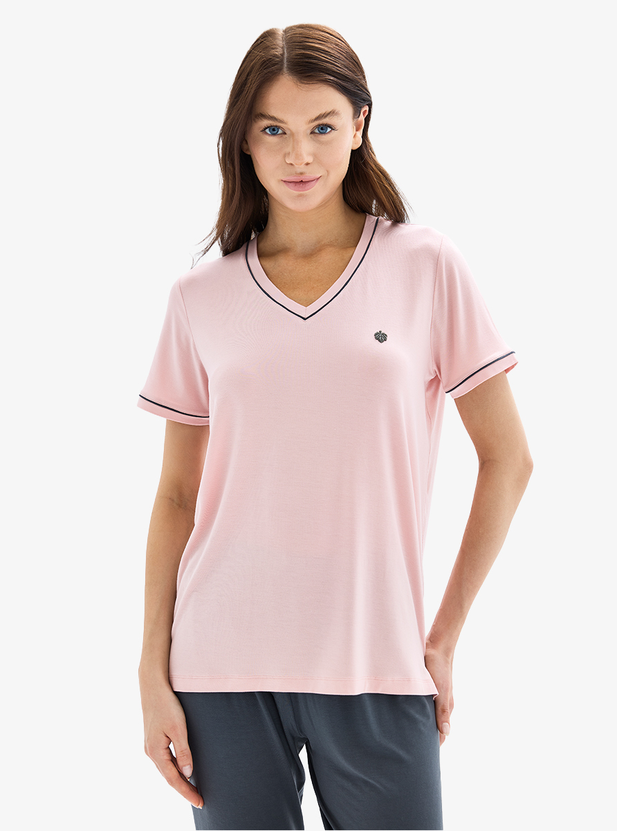 Kadın Pijama Takımı 52090 - Pembe - 1