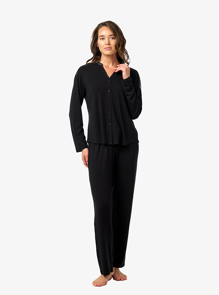 Kadın Pijama Takımı 52201 - Siyah - 3