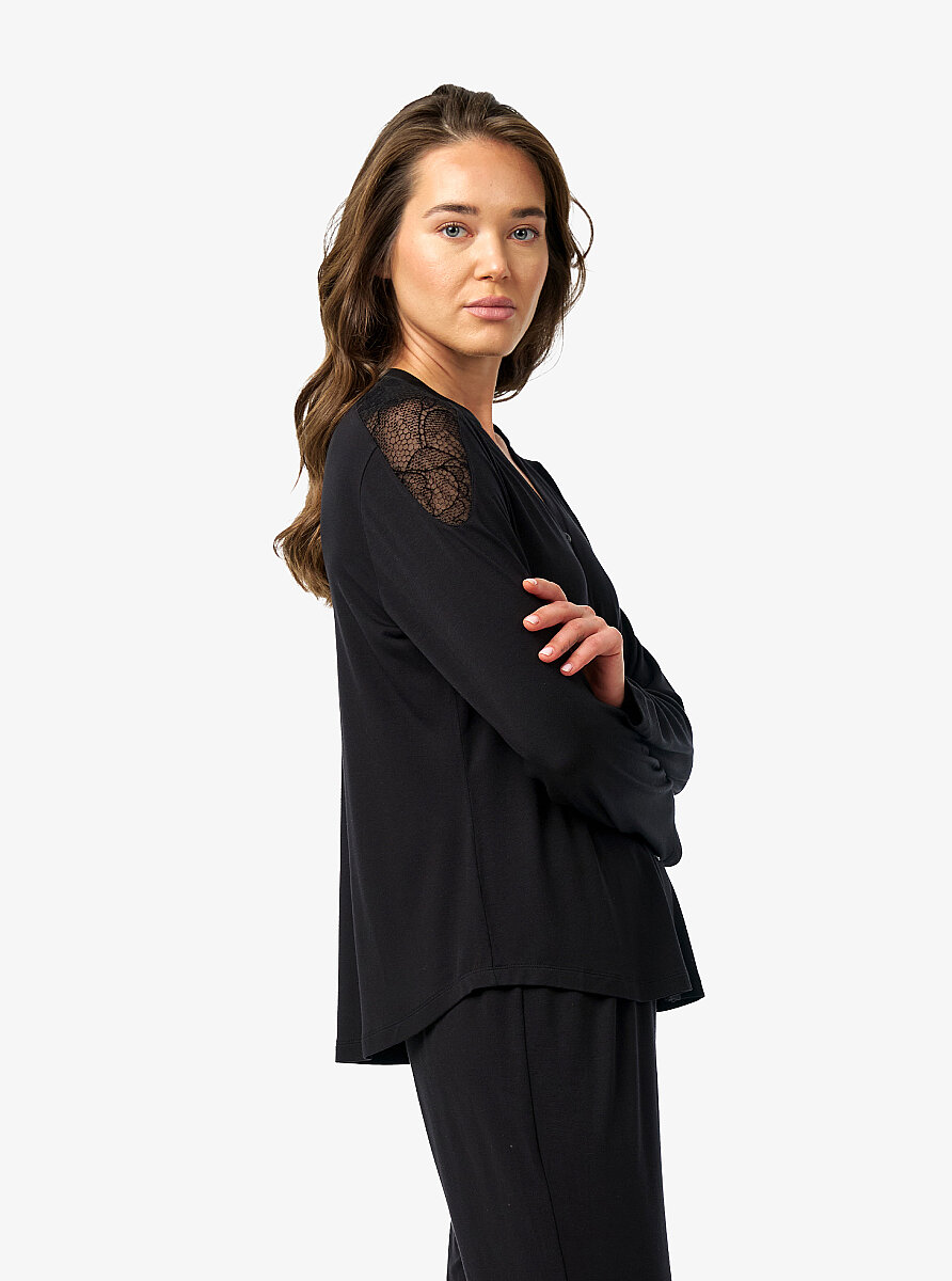 Kadın Pijama Takımı 52201 - Siyah - 4