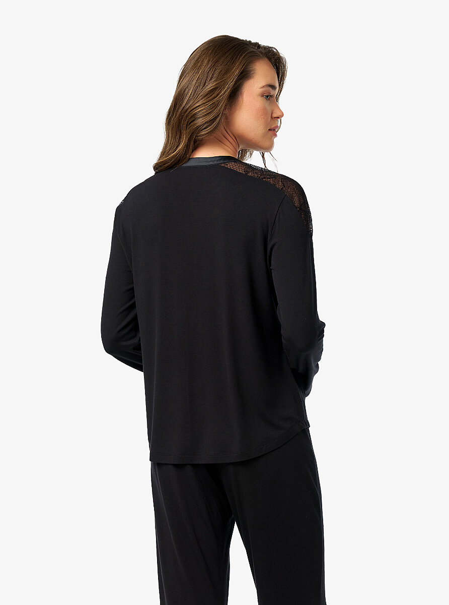 Kadın Pijama Takımı 52201 - Siyah - 5