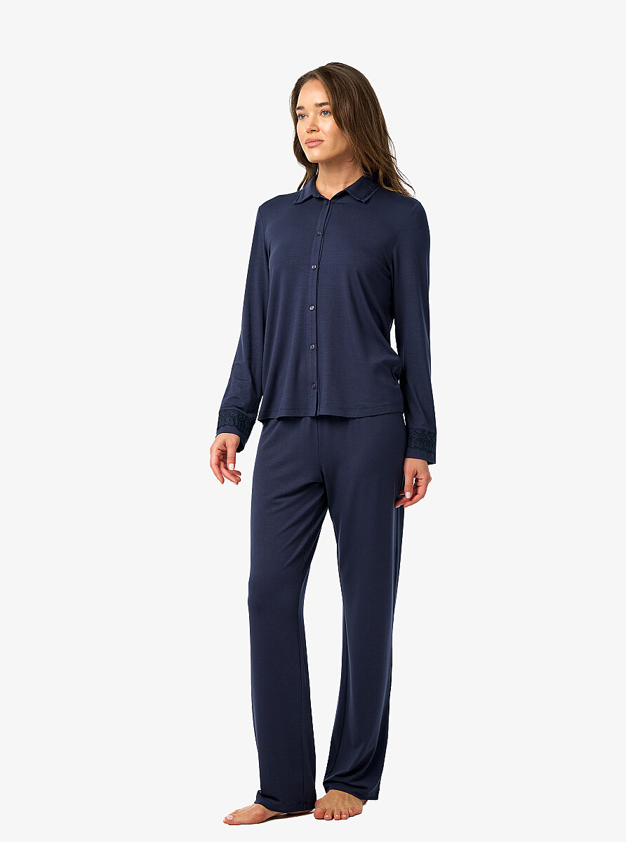 Kadın Pijama Takımı 52205 - Lacivert - 4