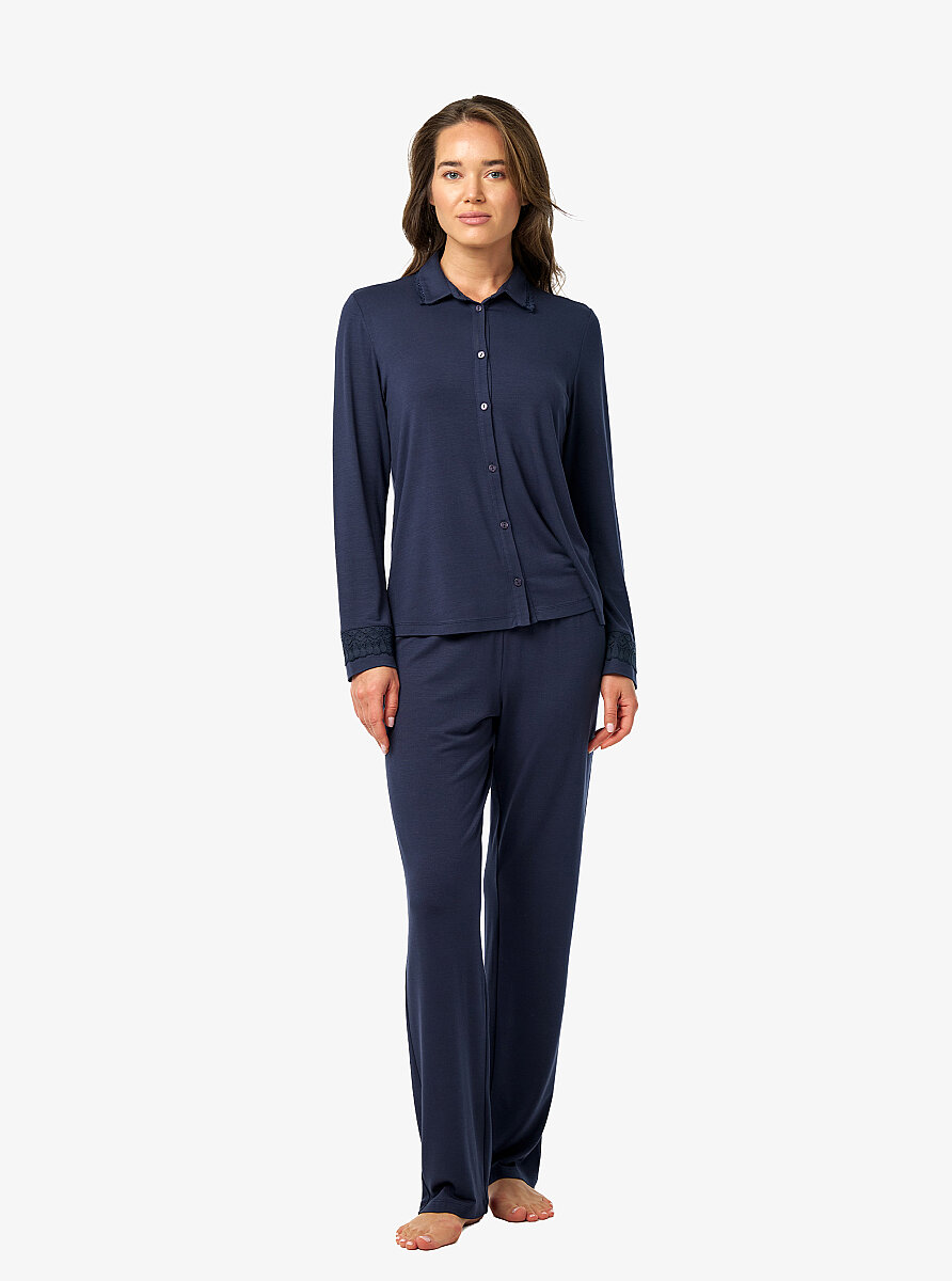 Kadın Pijama Takımı 52205 - Lacivert - 1