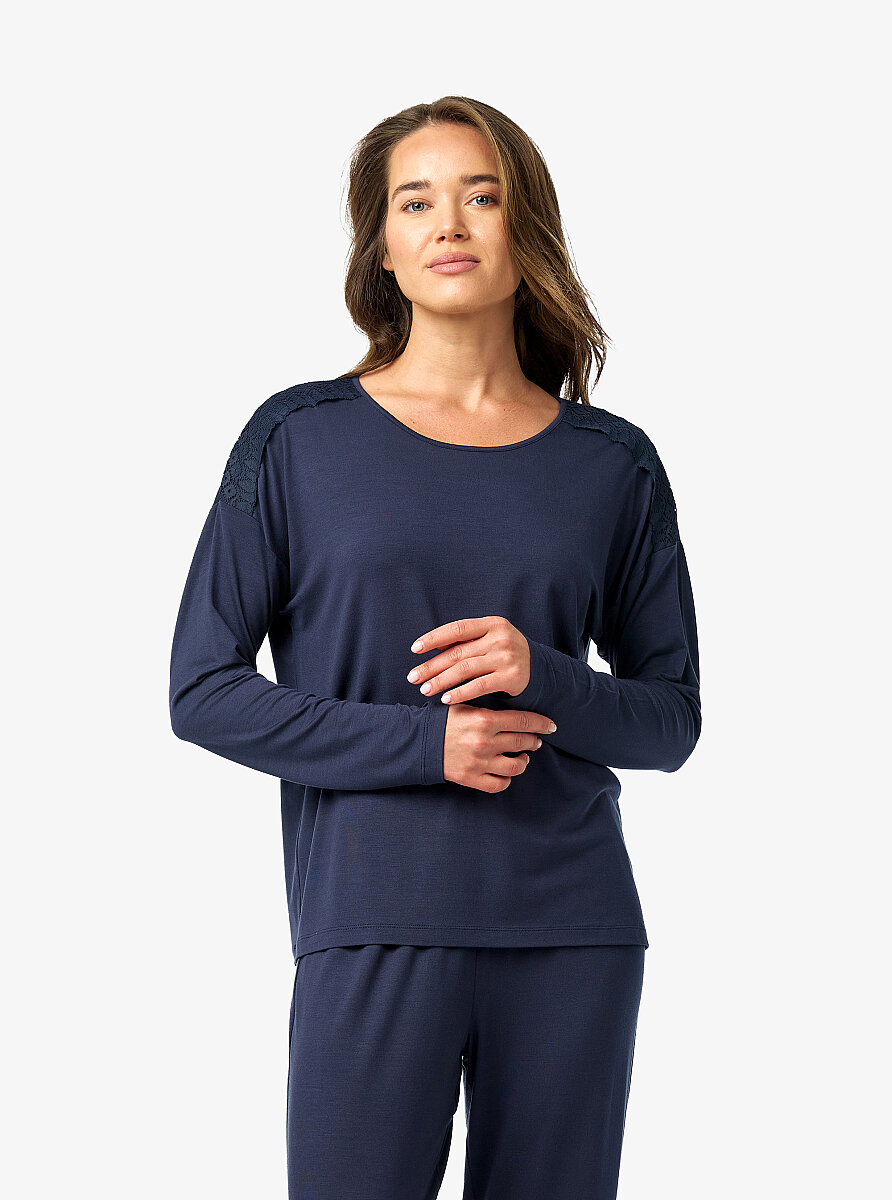 Kadın Pijama Takımı 52206 - Lacivert - 4