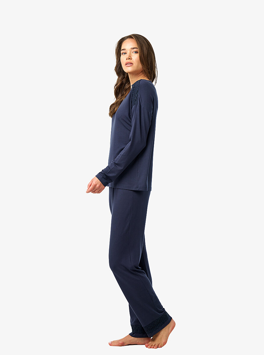 Kadın Pijama Takımı 52206 - Lacivert - 3