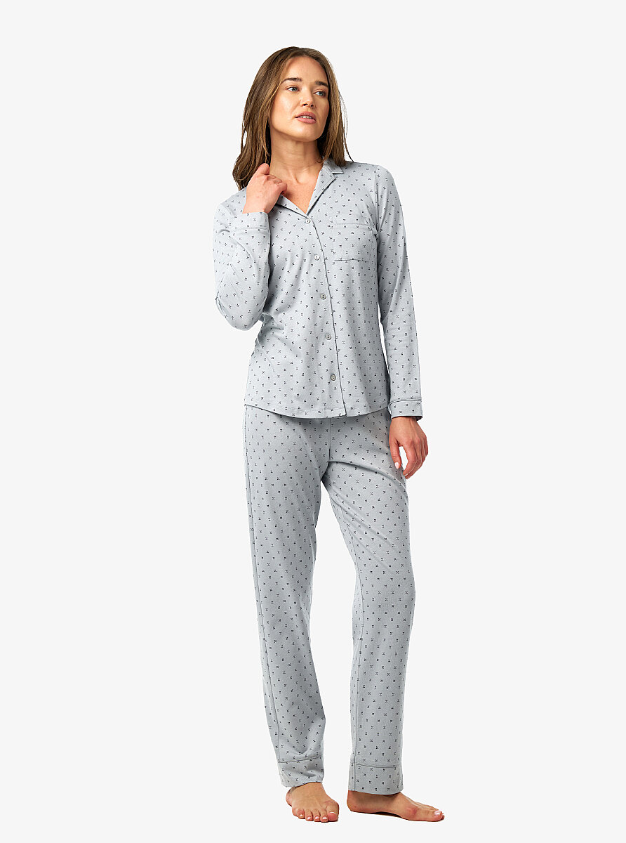 Kadın Pijama Takımı 52207 - Desenli - 4