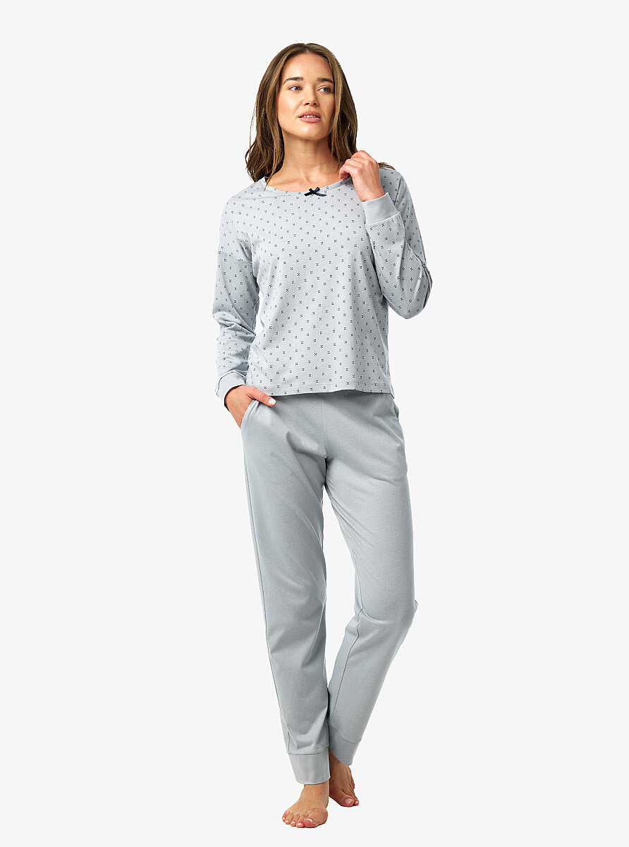Kadın Pijama Takımı 52210 - Desenli - 6