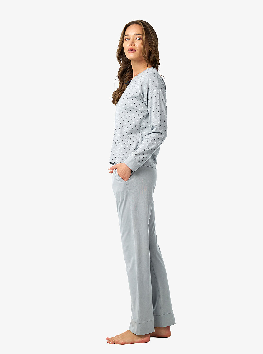 Kadın Pijama Takımı 52210 - Desenli - 5