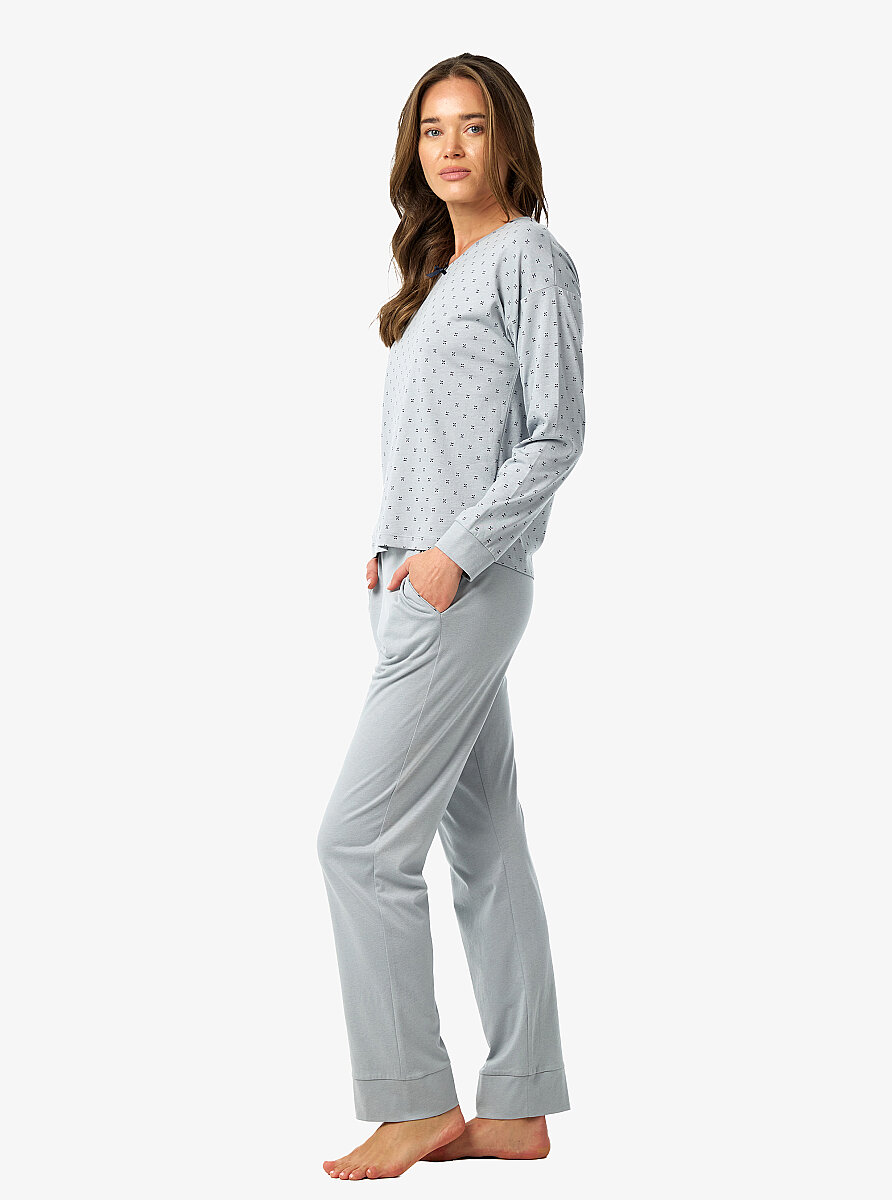 Kadın Pijama Takımı 52210 - Desenli - 3