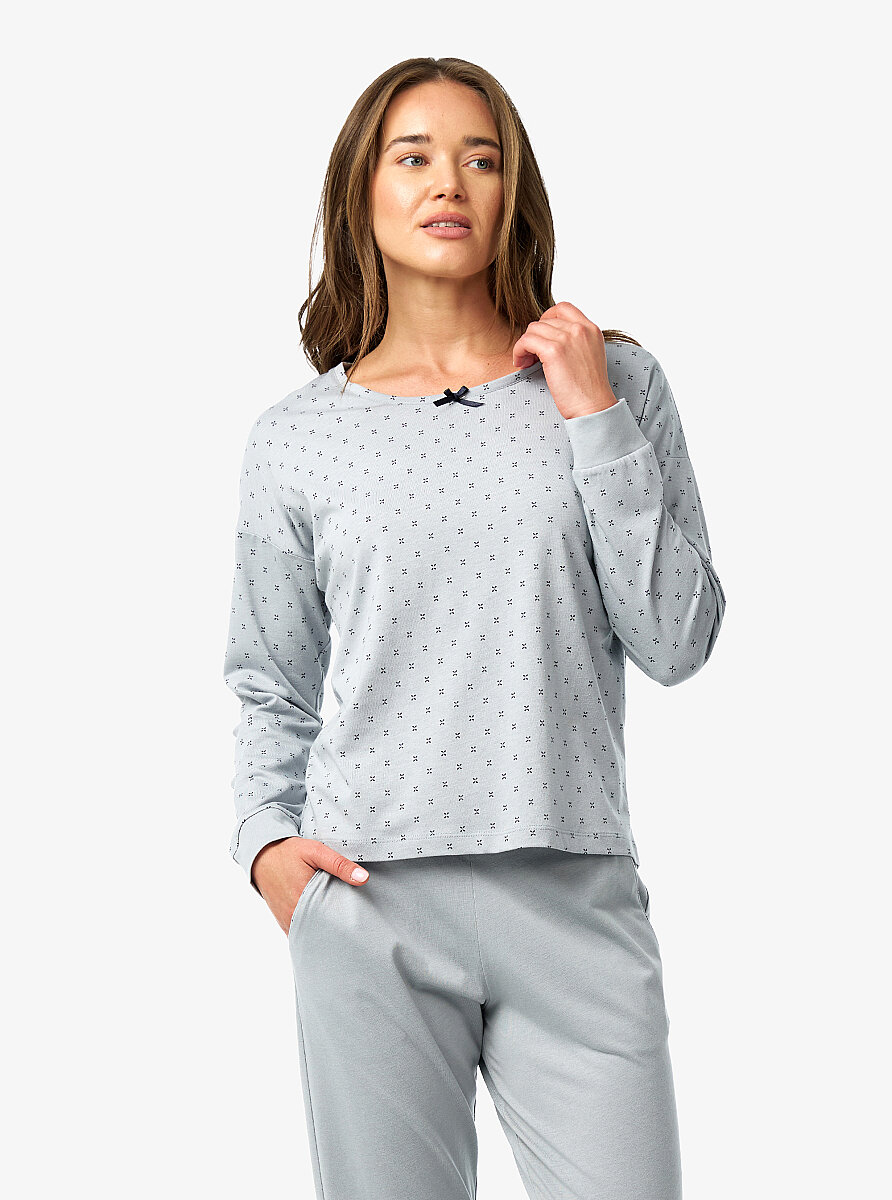 Kadın Pijama Takımı 52210 - Desenli - Blackspade