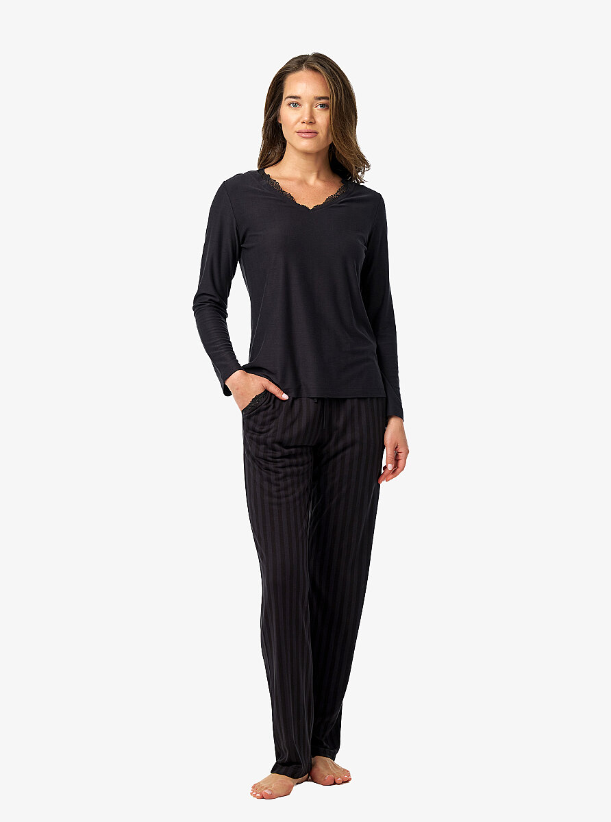 Kadın Pijama Takımı 52212 - Antrasit - 3
