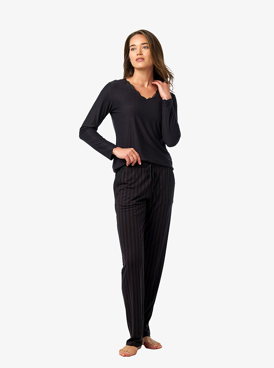 Kadın Pijama Takımı 52212 - Antrasit - 7