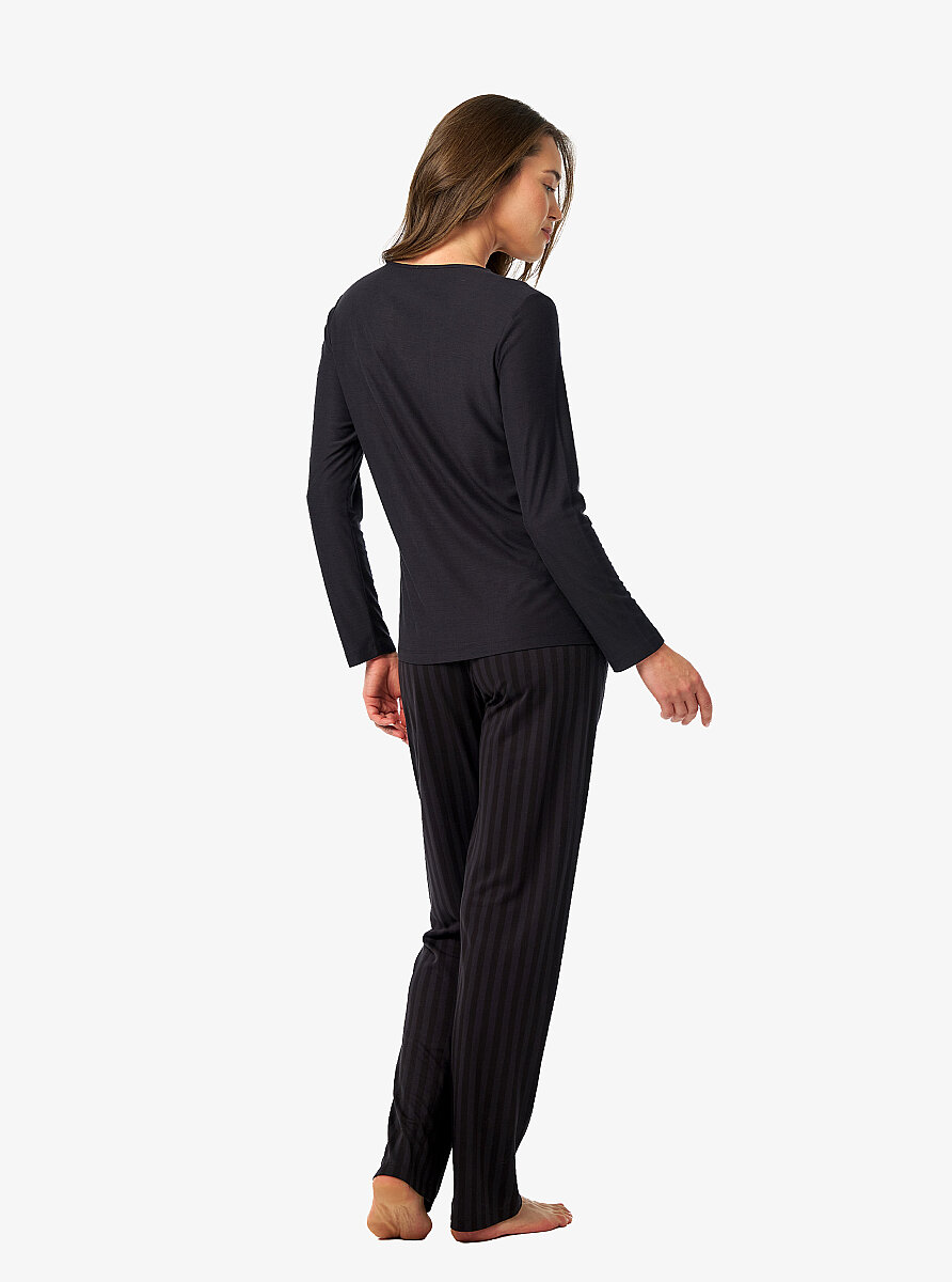 Kadın Pijama Takımı 52212 - Antrasit - 4