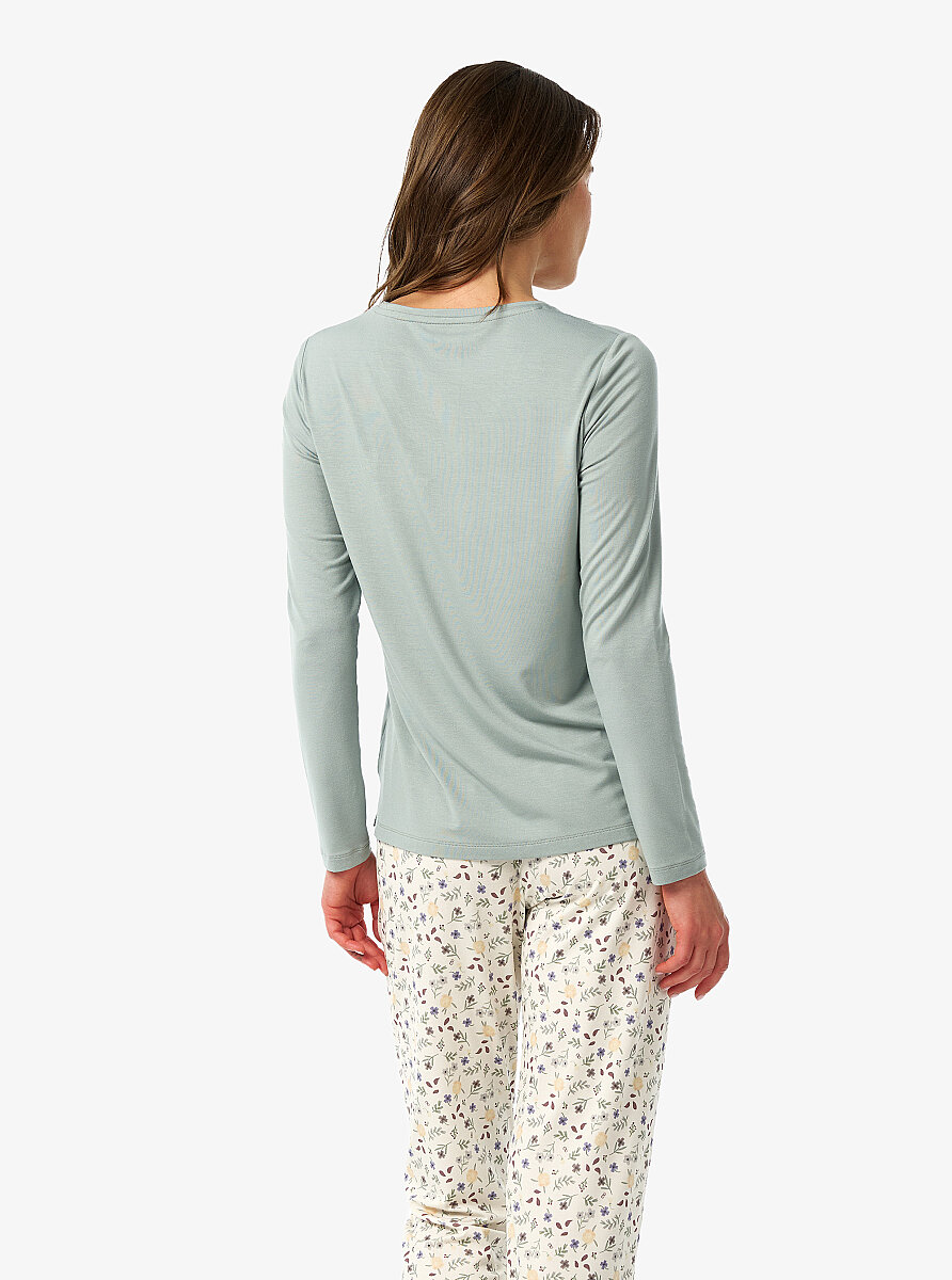 Kadın Pijama Takımı 52216 - Yeşil - 6